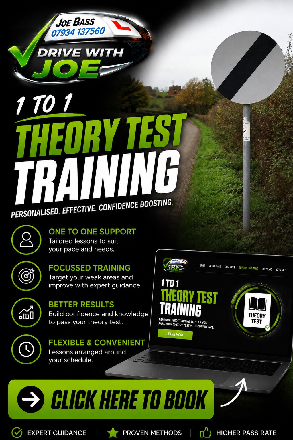 One-to-one theory test training with Drive With Joe